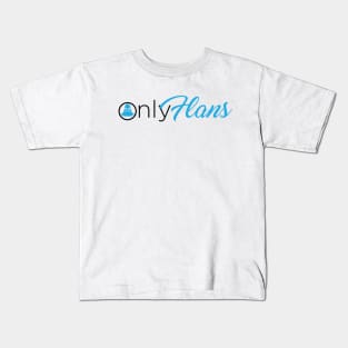 Only Flans: Fulfill Your Final Fantasy Kids T-Shirt